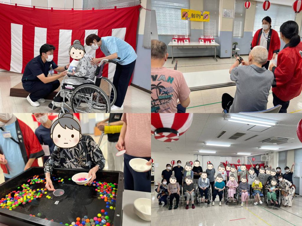 毎年恒例「夏祭り開催♪」リハビリテーション科主催③