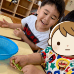 だれがたくさん取れるかな？春の食育活動のサムネイル