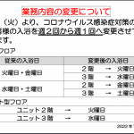 入浴回数の変更についてのサムネイル